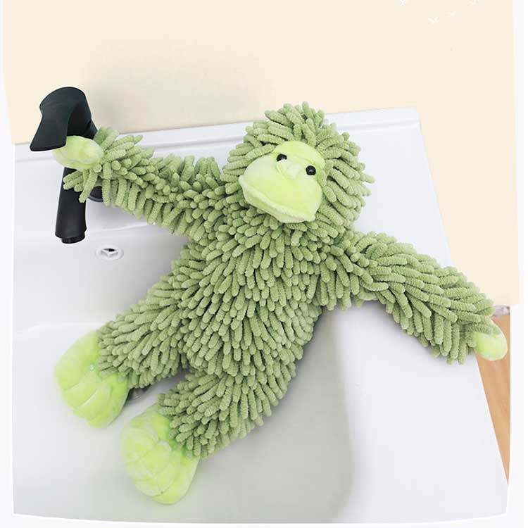 Gorilla knuffelhanddoek