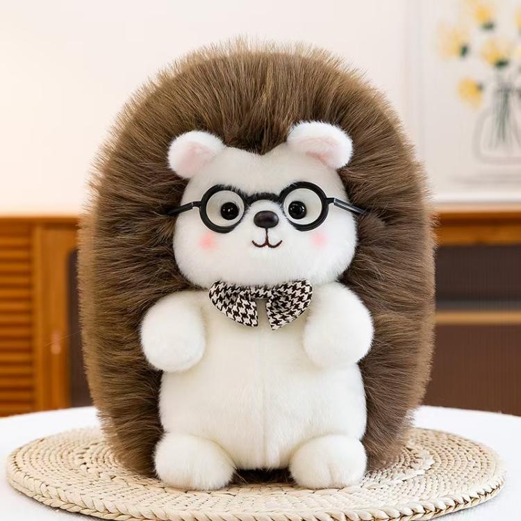 Hedgehog Plush Toy With Glasses
