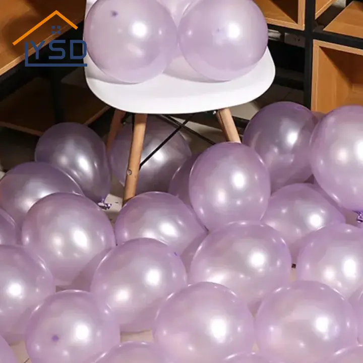 Parelmoer latex ballonnen